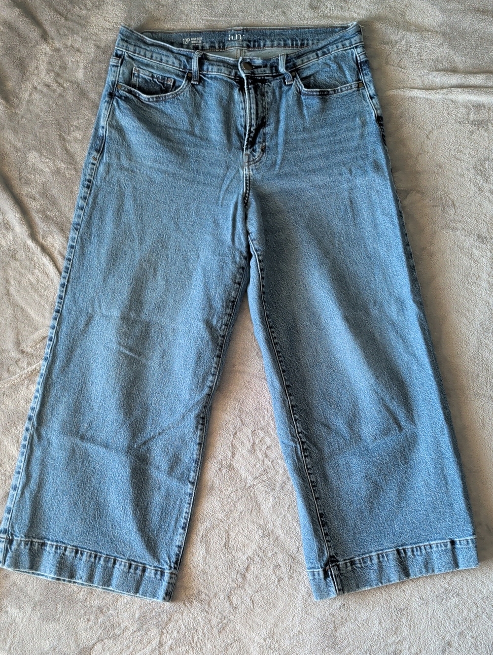 a.n.a High Rise Straight Wide-Leg Jeans